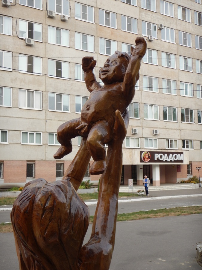 Thank you mom! Incredibly touching video - Alexander Ivchenko, Chainsaw sculpture, Voronezh, Chainsaw, , Monument, Video, Longpost