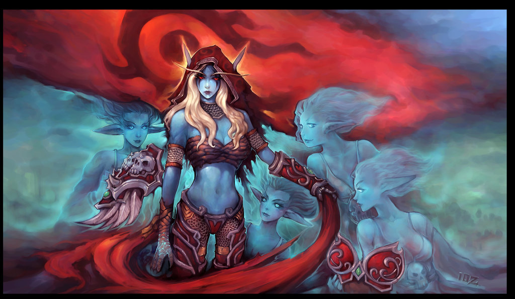 A brief history of Sylvanas Windrunner - My, Longpost, Bayun's bestiary, Wow, Sylvanas Windrunner, , Art, , , World of warcraft