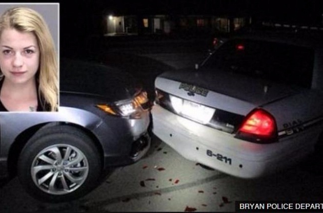 Student crashed into police car while trying to take bare-chested selfie - Western media, Students, Media and press