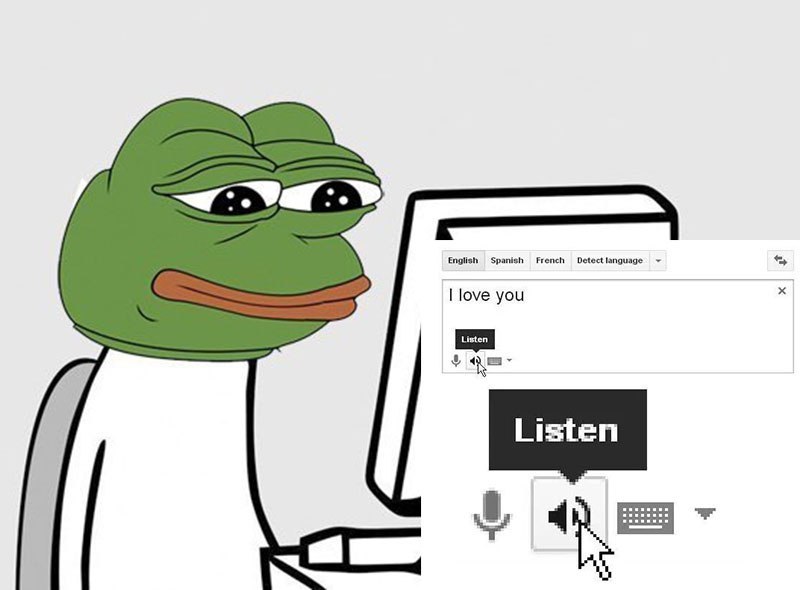 Love - Love, Translator, Memes, , Pepe