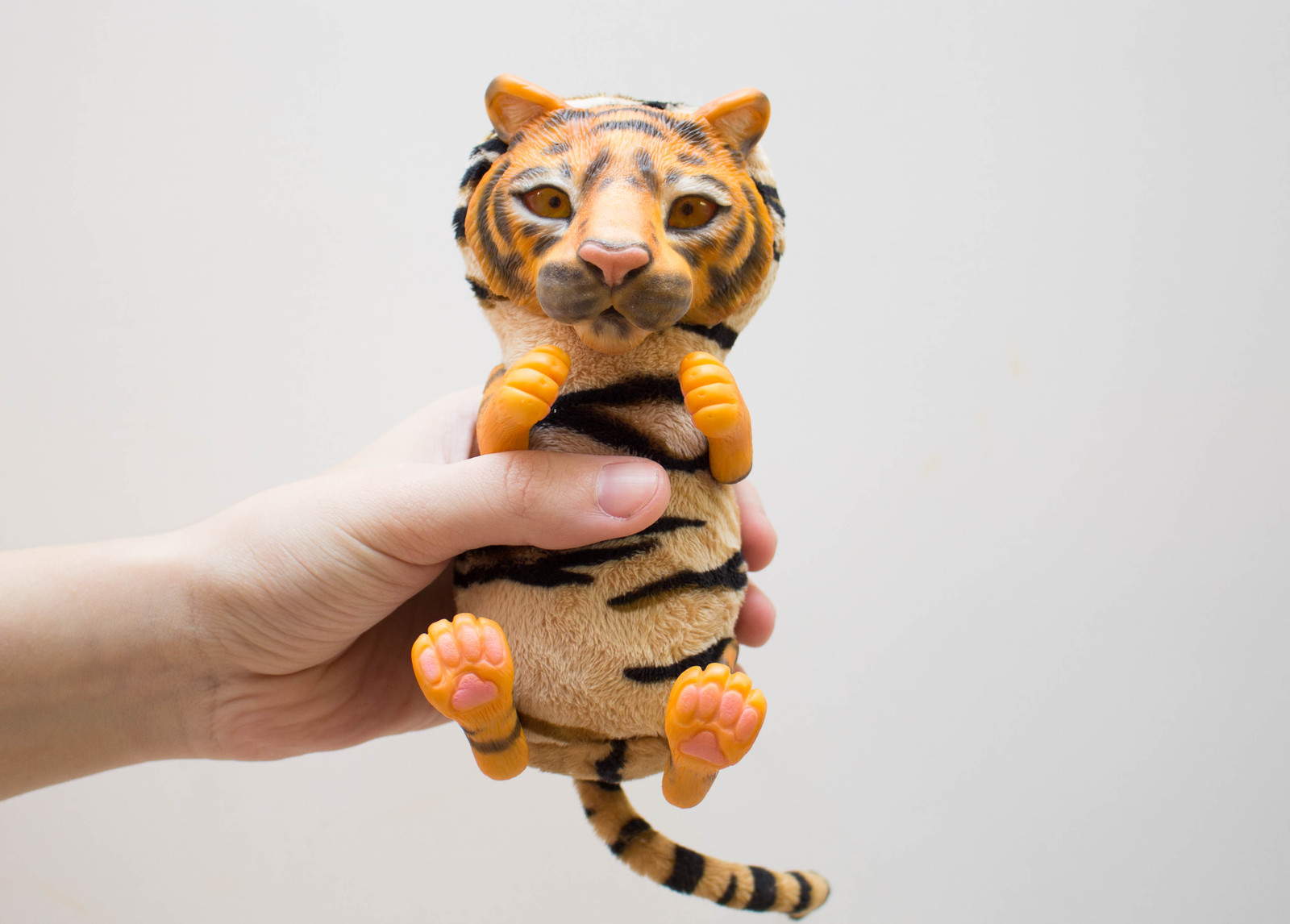 Our brother, the tiger) - My, My, Author's toy, Tiger, With your own hands, Polymer clay, Longpost