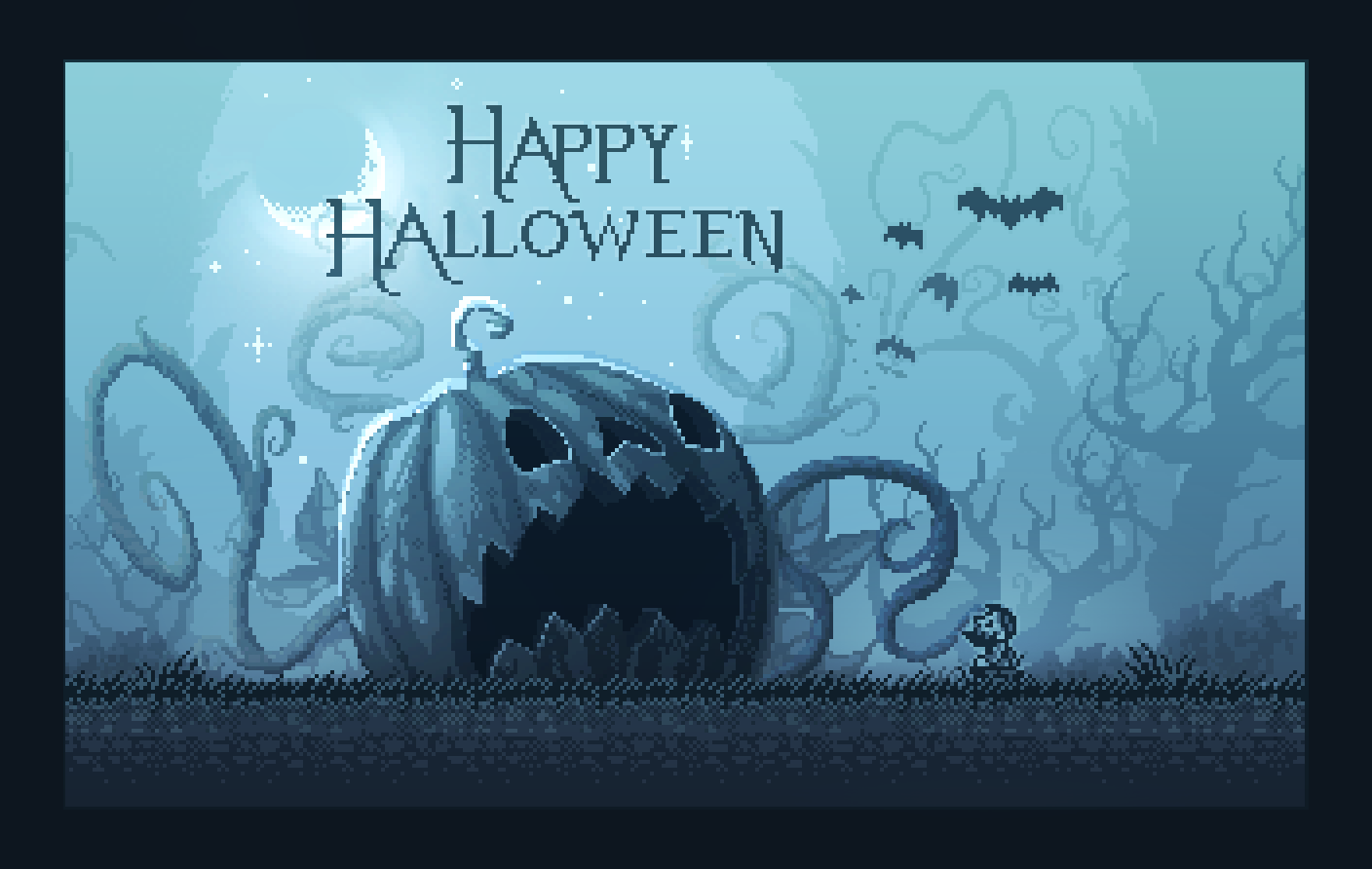 Halloween! - My, Inmost, Pixel Art, Gamedev, Halloween