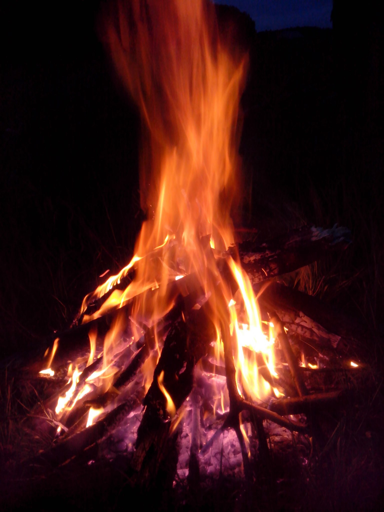 Leisure - My, Relaxation, Bonfire, Night, Silence, Longpost