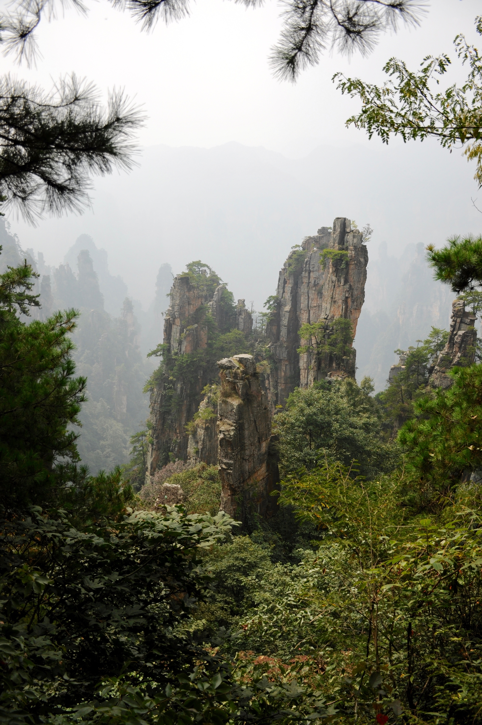 Немного моих фотографий природного парка Чжанцзяцзе (Zhangjiajie) Китай - Моё, Китай, Отпуск, Nikon, Длиннопост