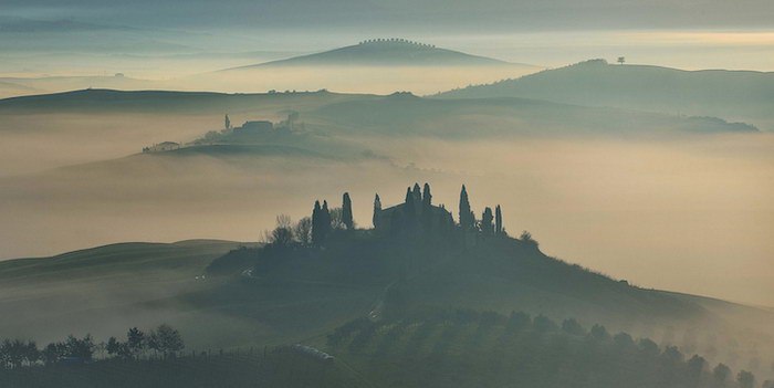 Autumn Tuscany... Photos of falling asleep nature. - Nature, Landscape, Italy, Tuscany, Longpost