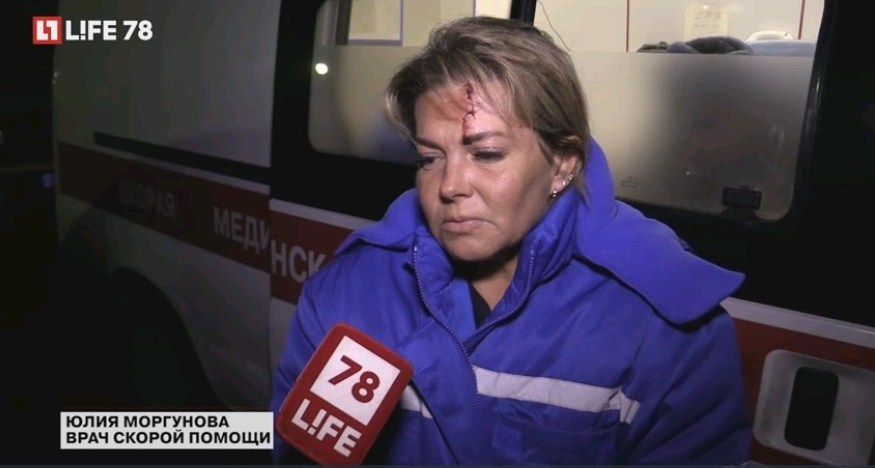 A drunken company beat up an ambulance crew in St. Petersburg. - news, Incident, Doctors, Saint Petersburg, Attack, Ambulance