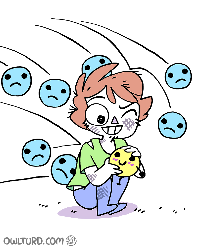 Joy is worth sacrificing. - Owlturd, Comics, Web comic, Longpost