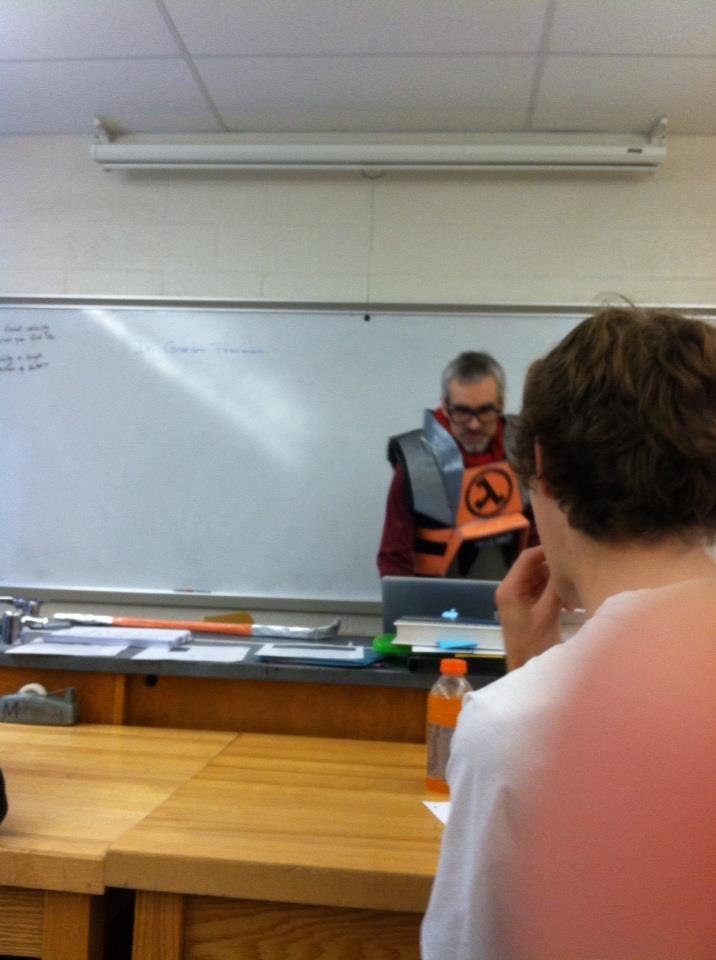 Physics teacher Halloween costume. - Halloween, Photo, Teacher, Costume, Half-life