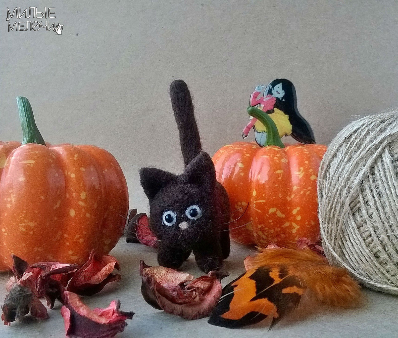 Halloween - My, Halloween, Miniature, Handmade, Creation, Milota, Longpost