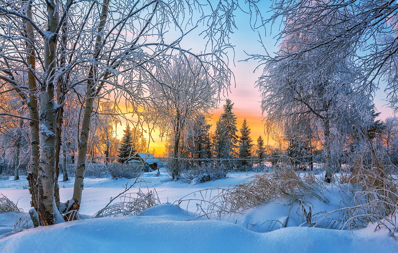 In the vicinity of the city of Apatity - Apatity, Kola Peninsula, Russia, Winter, Photo, Nature, Snow, Landscape, Longpost