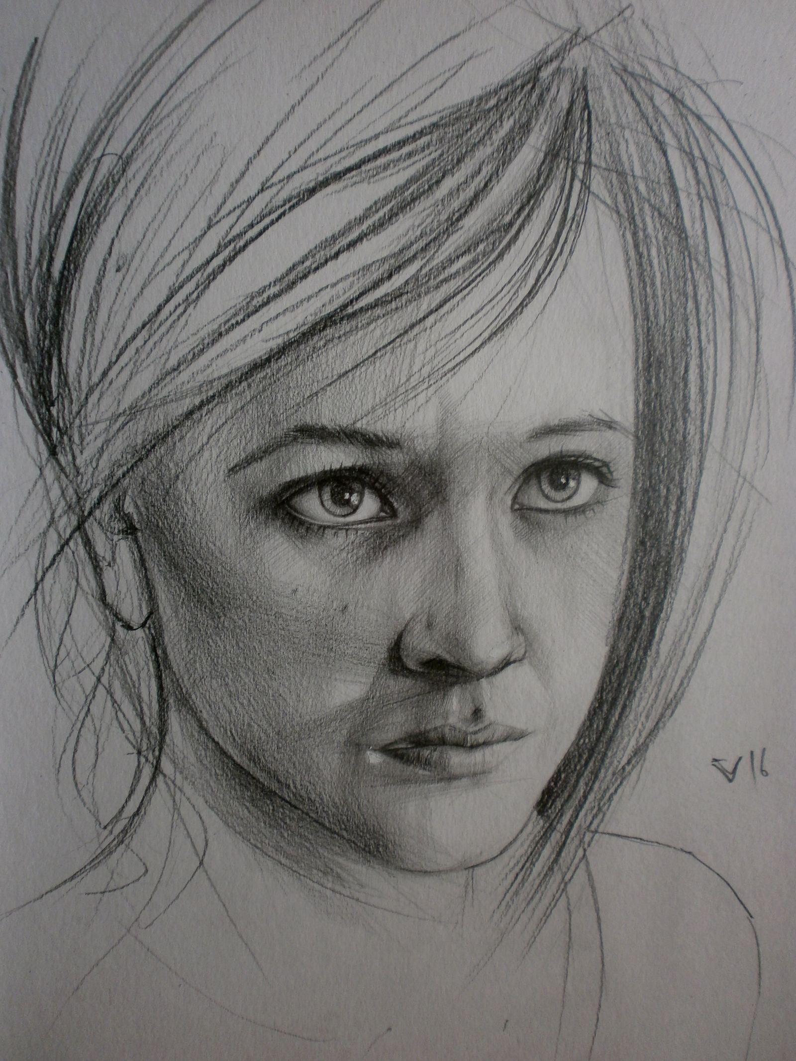 Portrait - My, Drawing, Portrait