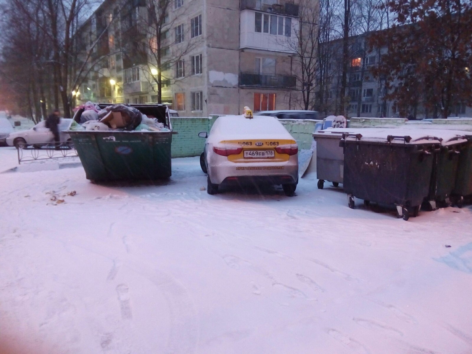 Bat and painted - Car, Garbage, Неправильная парковка