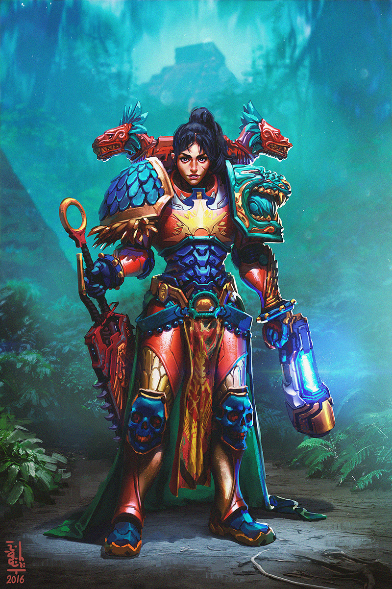 Tlatia True Daughter of The Emperor - Warhammer 40k, XI Legion, Tlatia, Alternative