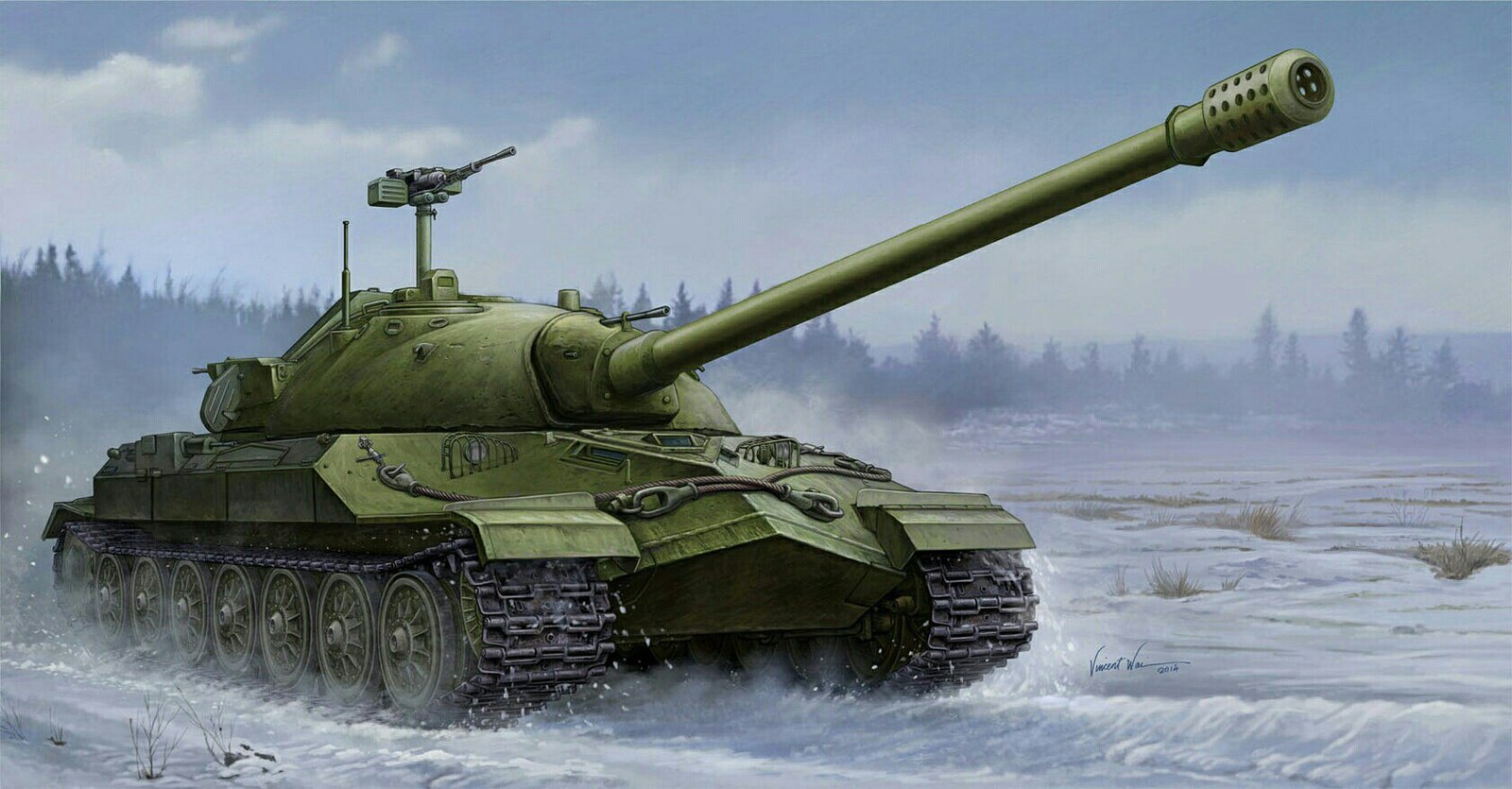 Paintings (11) - Painting, Tanks, Weapon, Armored vehicles, Longpost