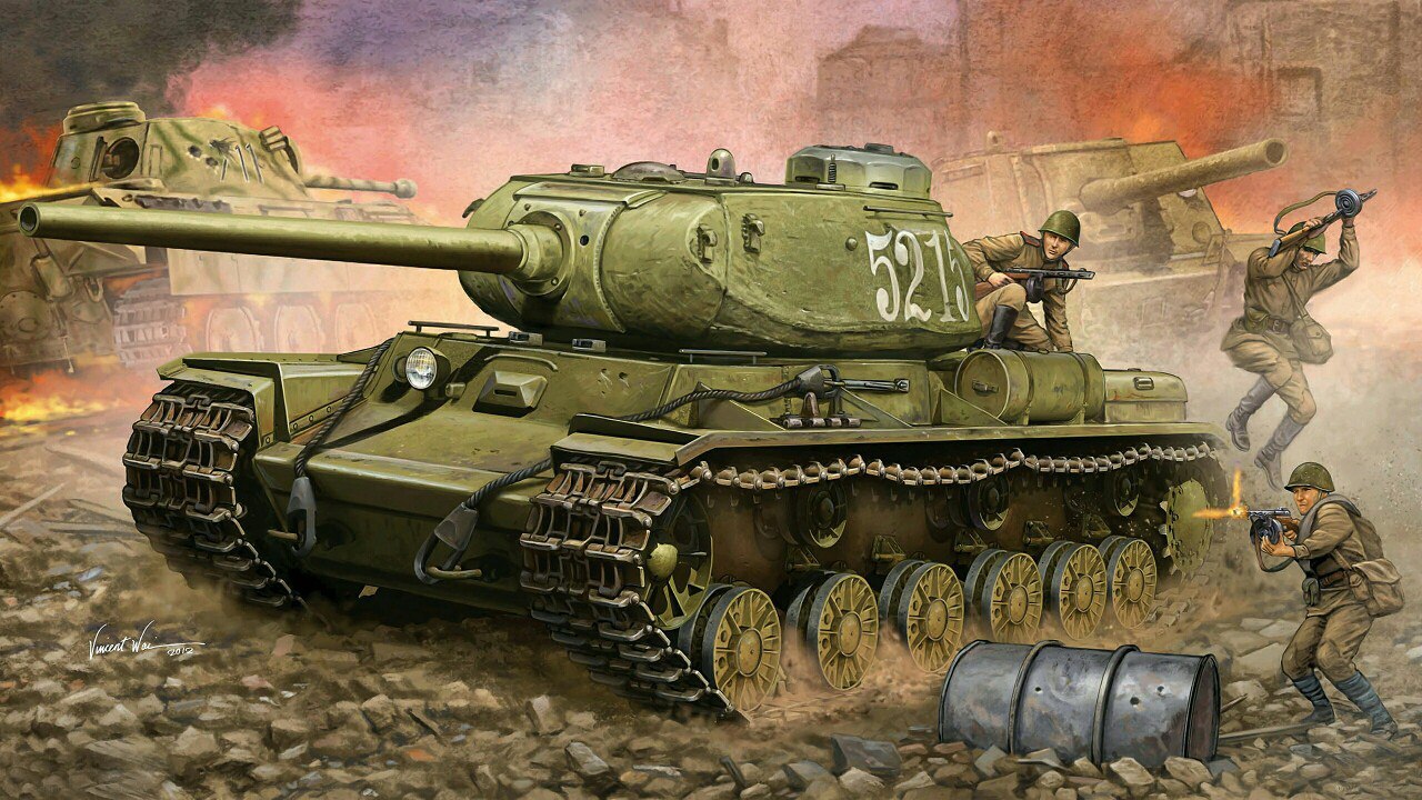 Paintings (11) - Painting, Tanks, Weapon, Armored vehicles, Longpost