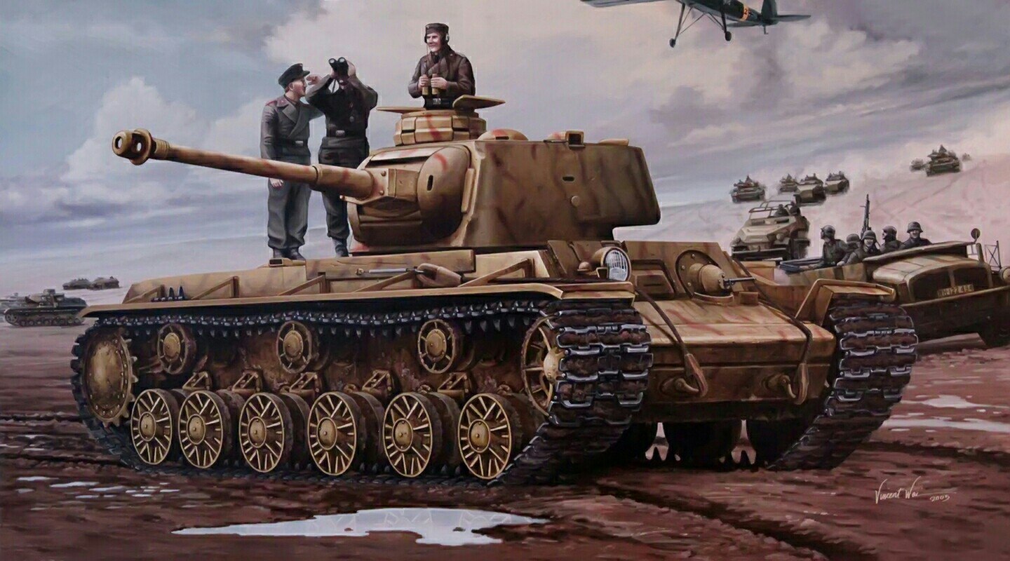 Paintings (11) - Painting, Tanks, Weapon, Armored vehicles, Longpost