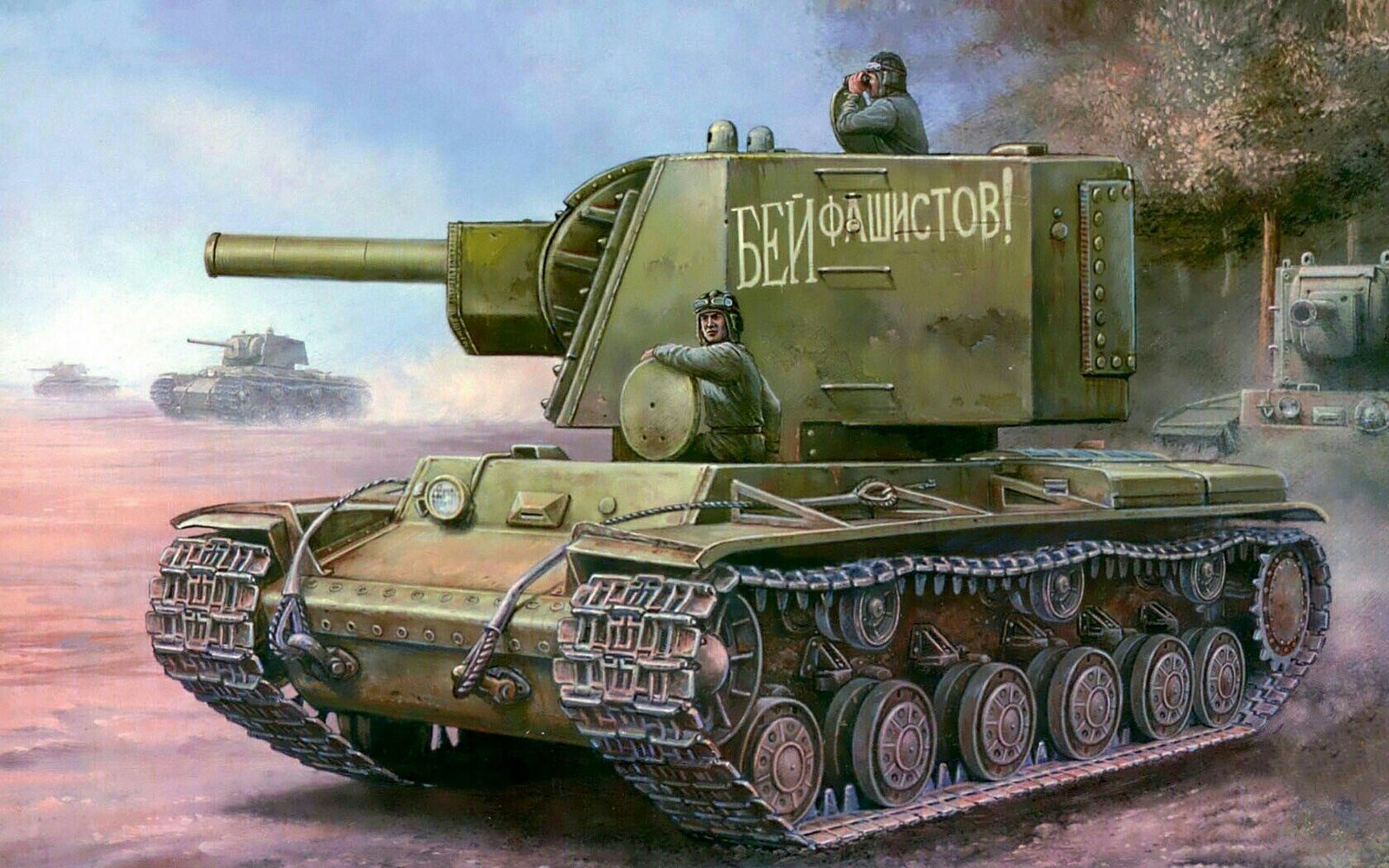 Paintings (11) - Painting, Tanks, Weapon, Armored vehicles, Longpost