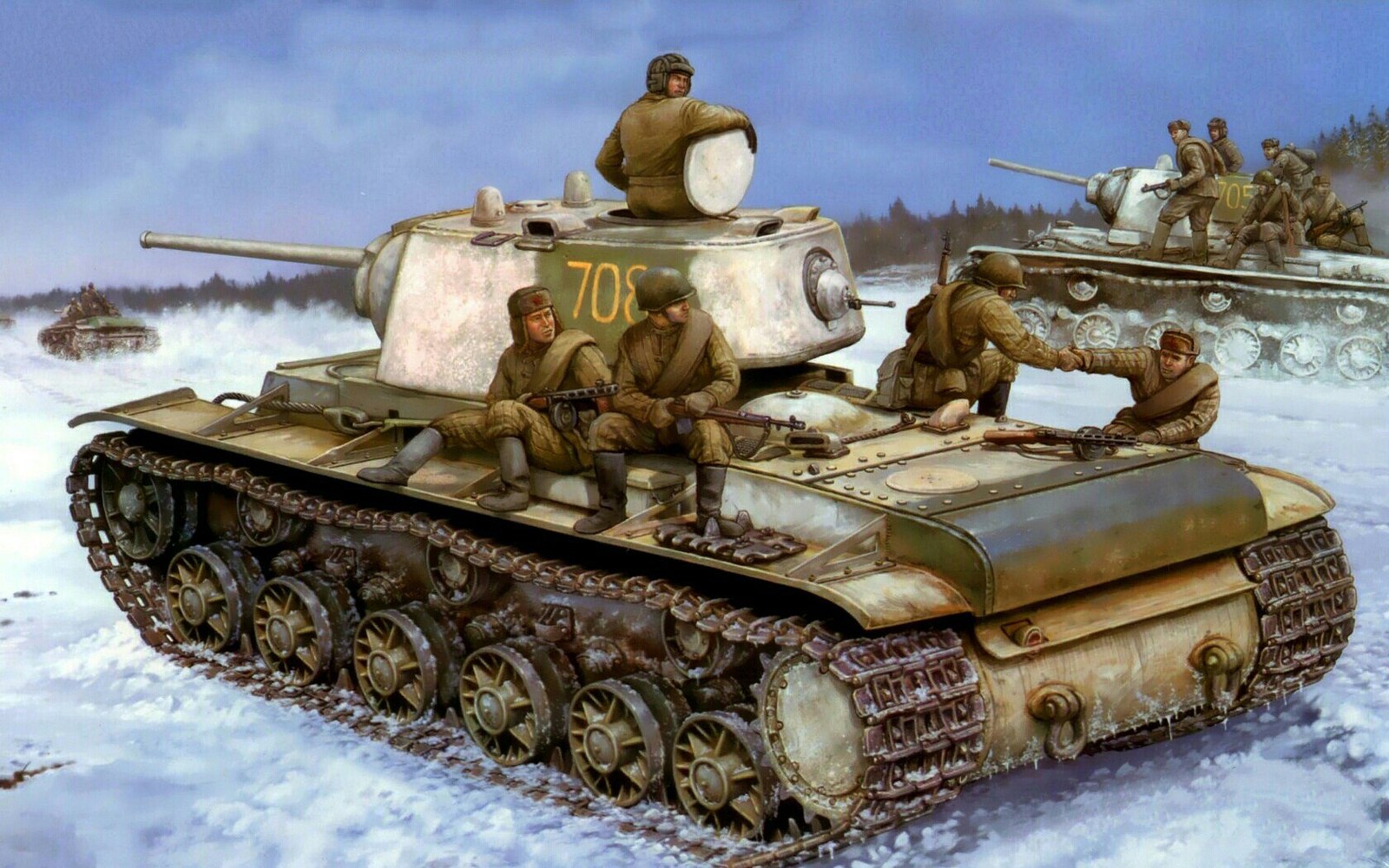 Paintings (11) - Painting, Tanks, Weapon, Armored vehicles, Longpost