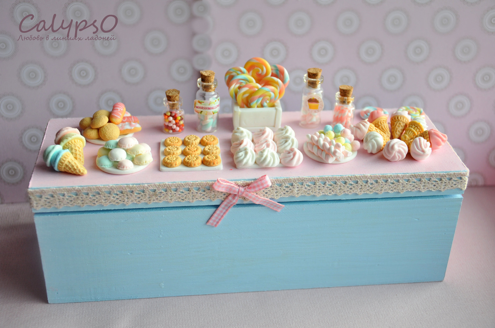 Sweet boxes - My, Polymer clay, Handmade, Craft, , Sweets, Candy Bar, Longpost