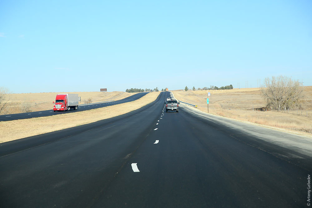 Marking - State of Colorado, USA. - Road, Crooked, USA