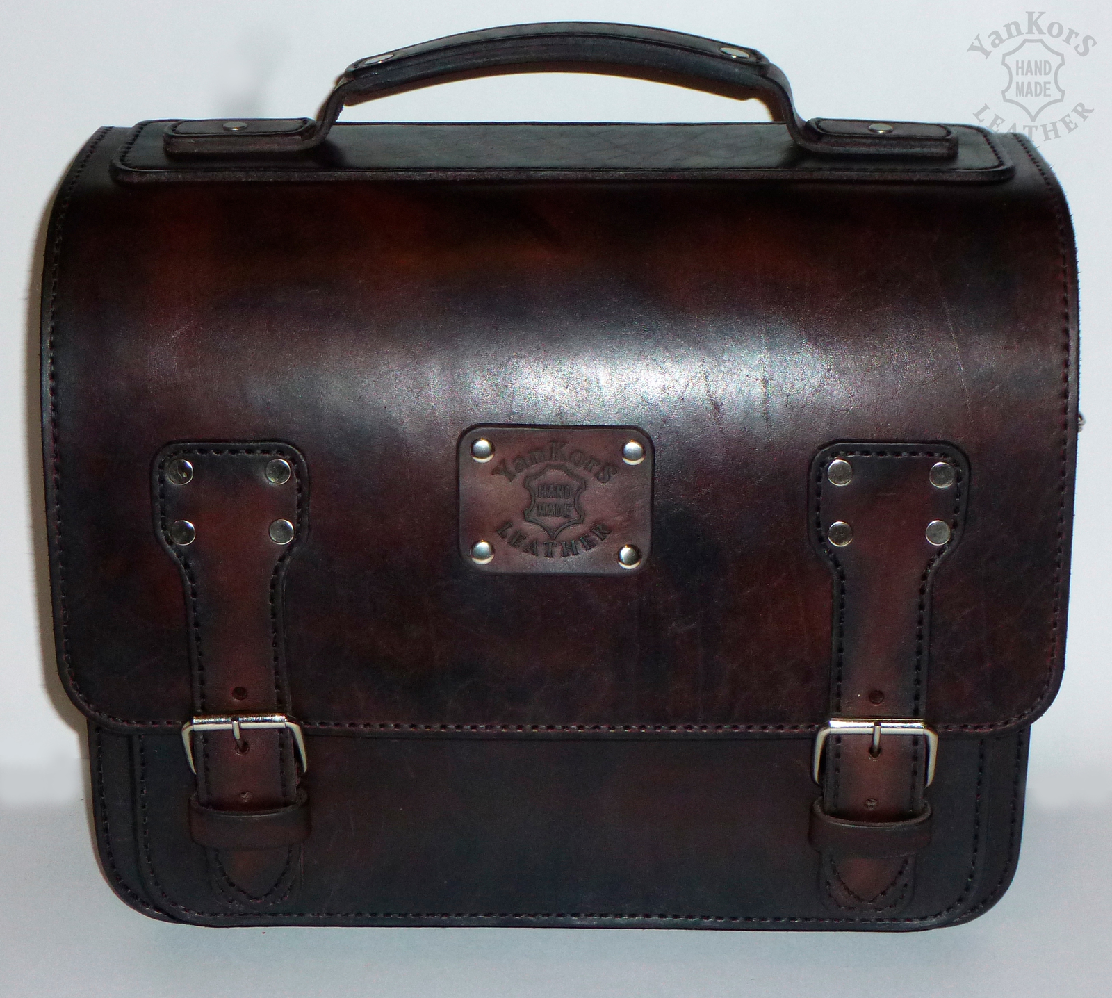 We sew a briefcase. Master class in more detail. Part 2. - My, Briefcase, Master Class, Longpost, , Fair of Masters, Saddler's leather