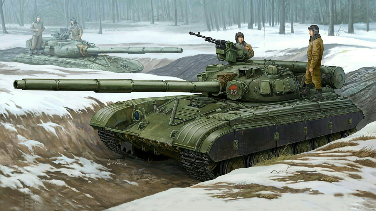 Paintings (12) - Tanks, Weapon, Armored vehicles, the USSR, MBT, Painting, Armament, Military equipment, Longpost