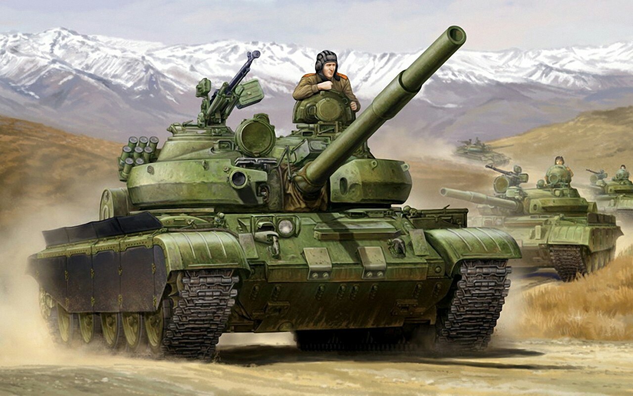 Paintings (12) - Tanks, Weapon, Armored vehicles, the USSR, MBT, Painting, Armament, Military equipment, Longpost