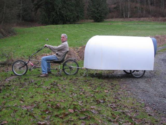 Bicycle mobile home - A bike, Travels, House, Longpost