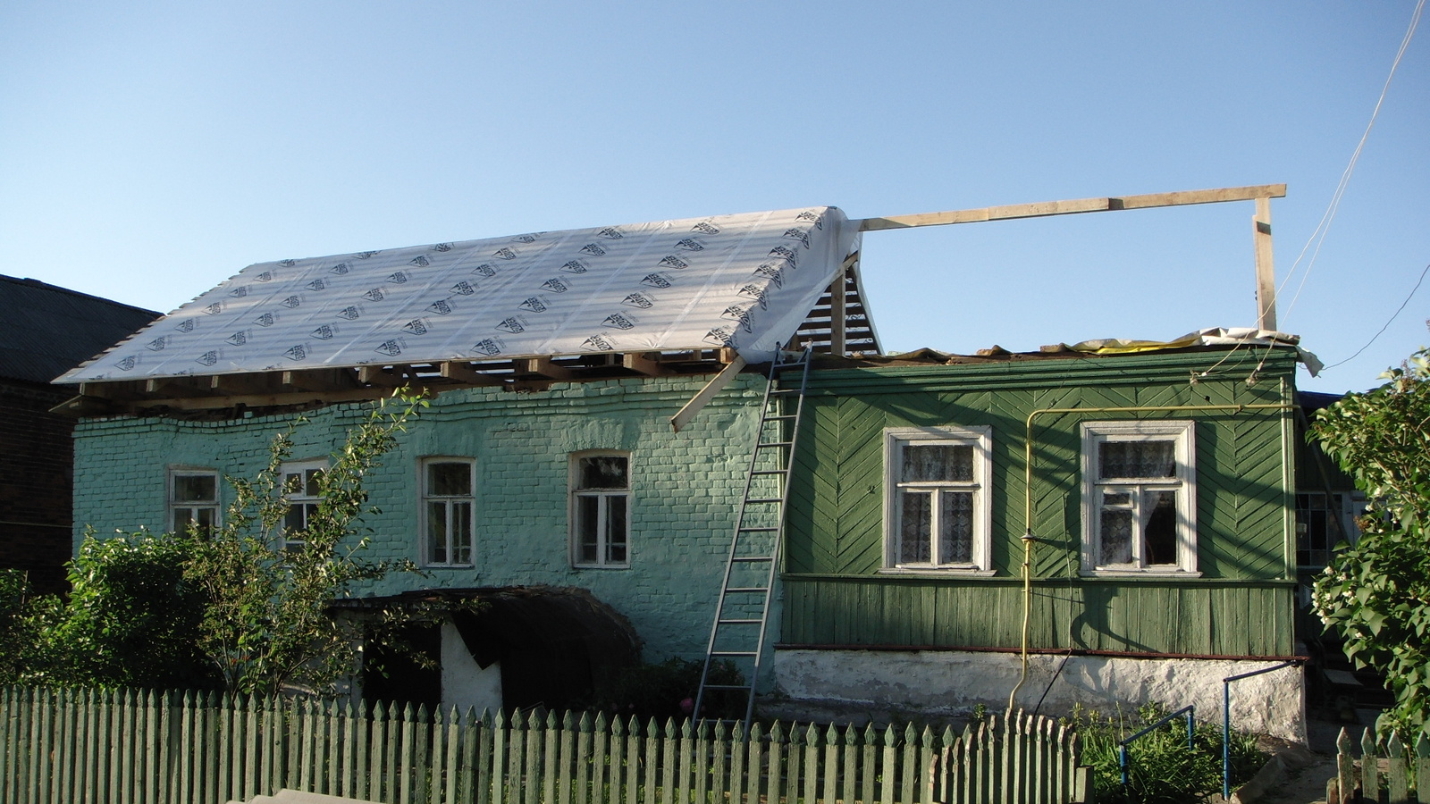 Ремонт деревенского дома, пристройка, отделка. | Пикабу