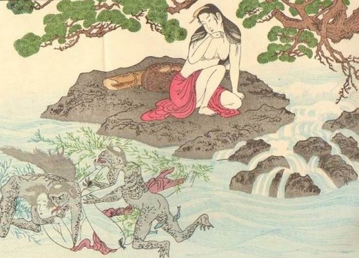 Japanese mythology. Water-kappa - My, Japan, Myths, Legend, Story, Water, Kappa, Monster, Longpost