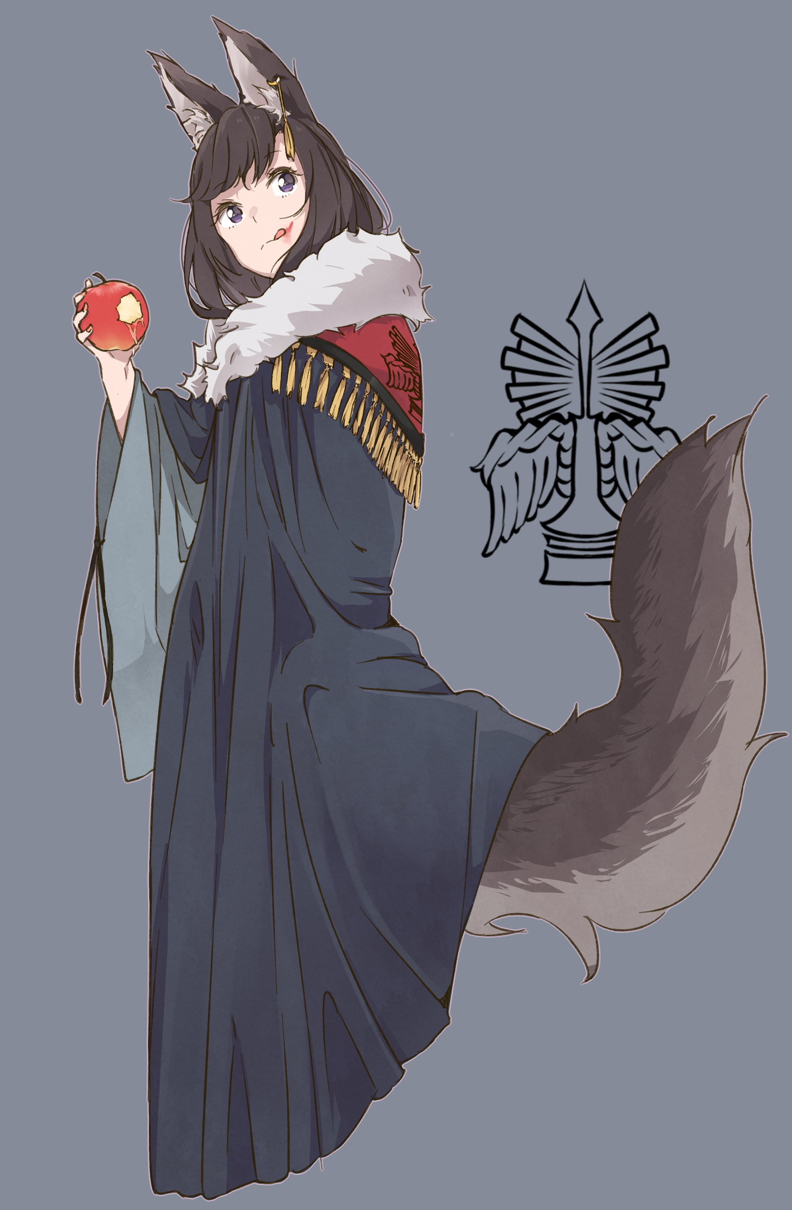 Tailed - Anime, Tail, Haine, Apples