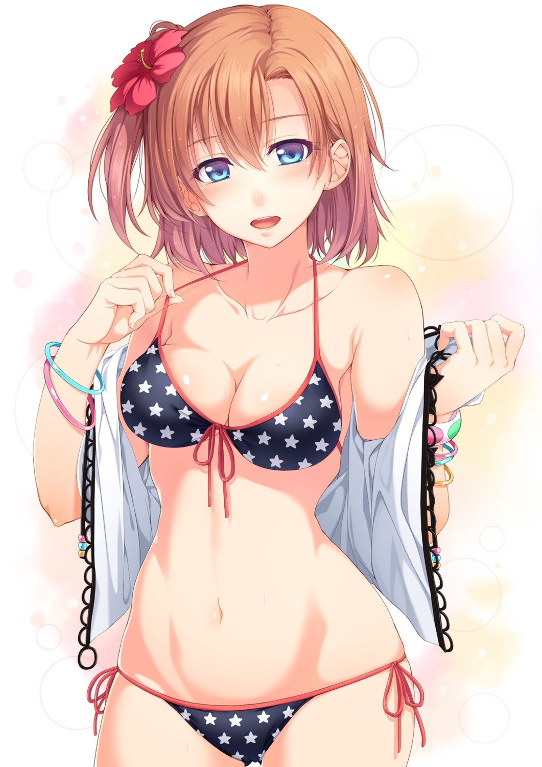 Beautiful arts - NSFW, Anime, Girls, Underwear, Longpost