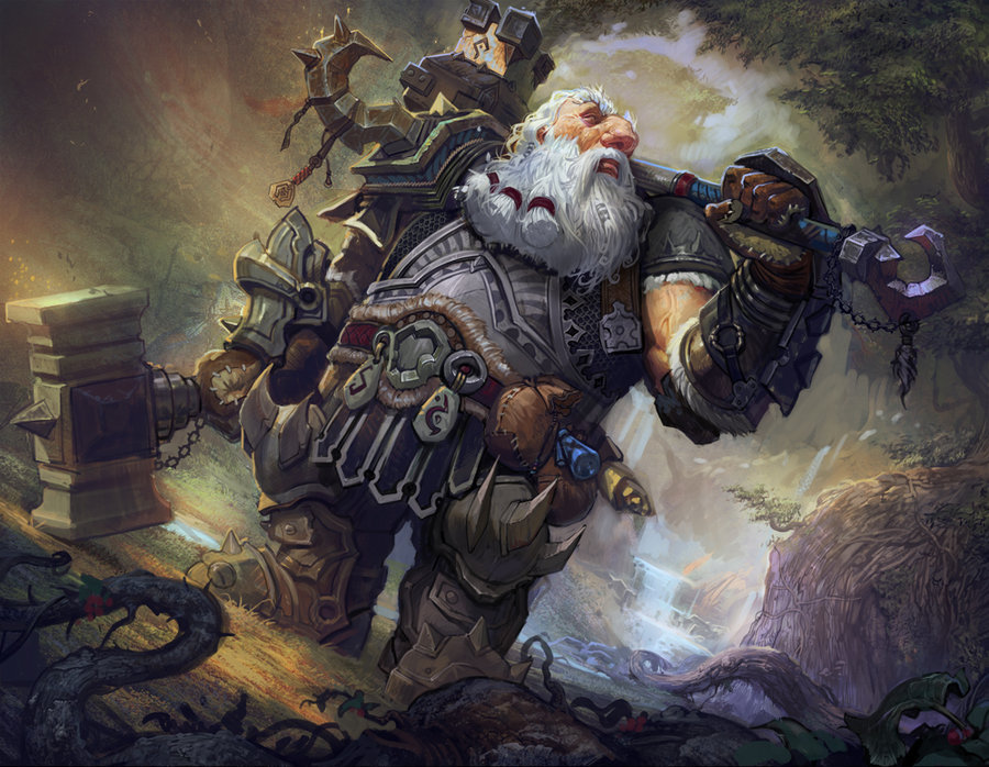 Briefly about the Azerothian dwarves, part 1 - My, Longpost, Bayun's Behavior, Wow, Dwarves, , Armandeo64, Art, 