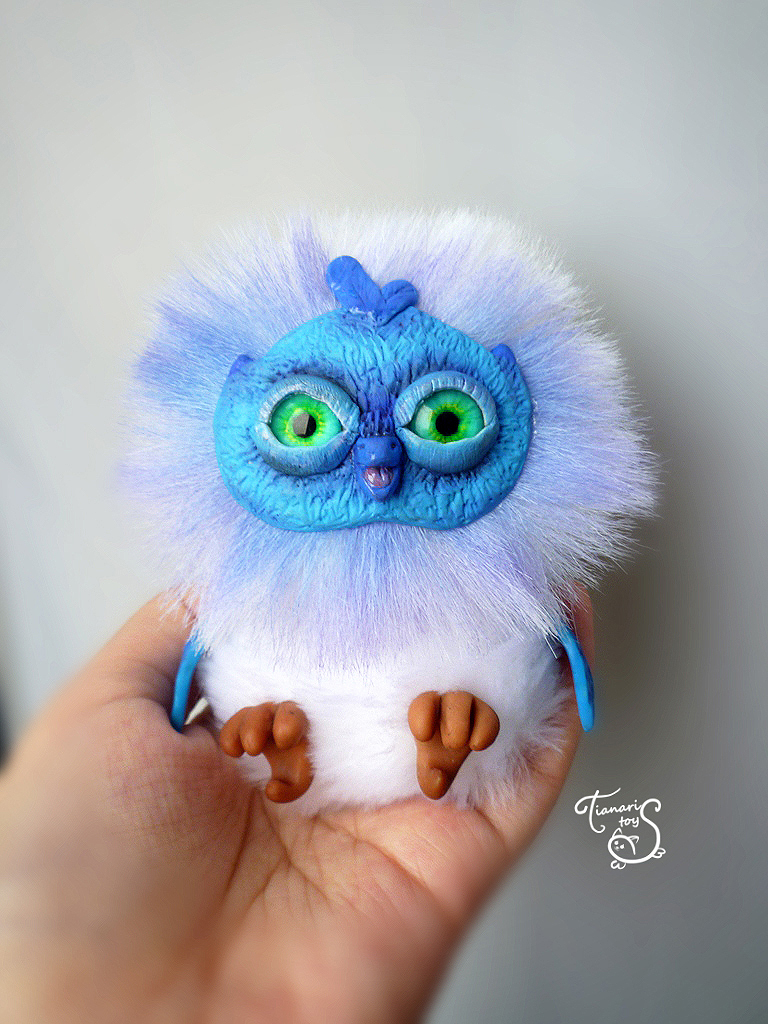 Owlet family - My, Author's toy, Owl, Needlework, With your own hands, Longpost