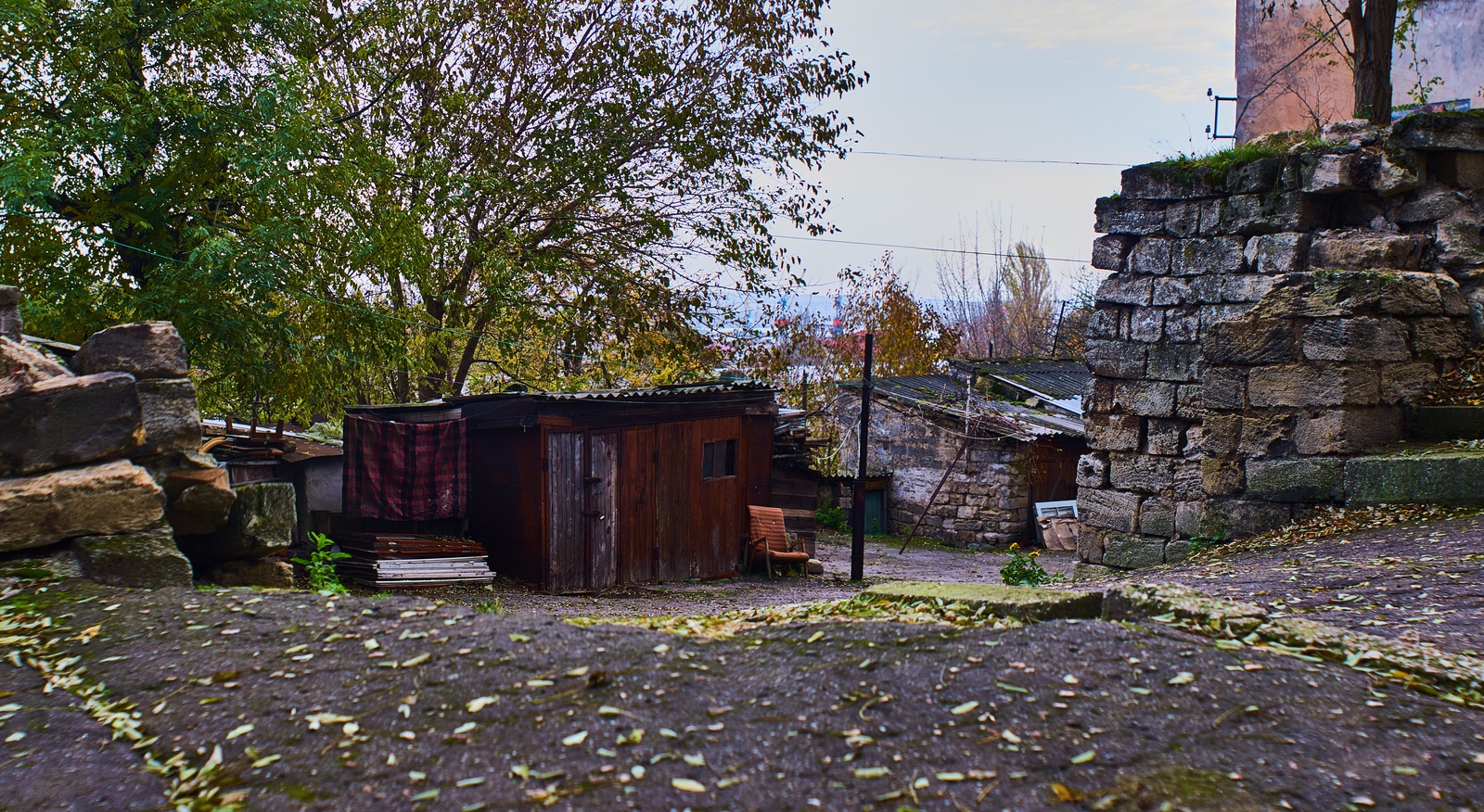 Старый дворик. | Пикабу