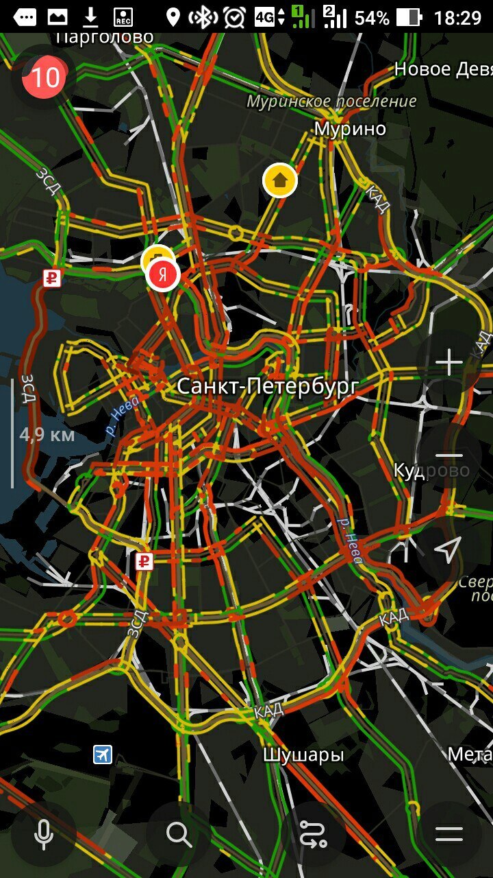 A special place in hell - Saint Petersburg, Traffic jams, , Snow, Longpost