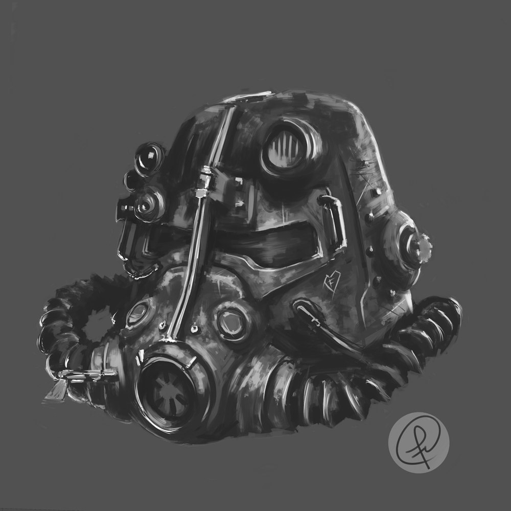 Power armor. - Fallout, Power armor, Art, A selection, Longpost