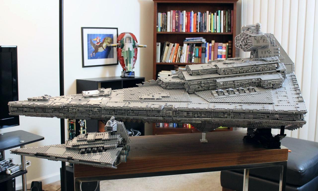 Имперский Звездный Разрушитель из LEGO весом 32 килограмма | Пикабу