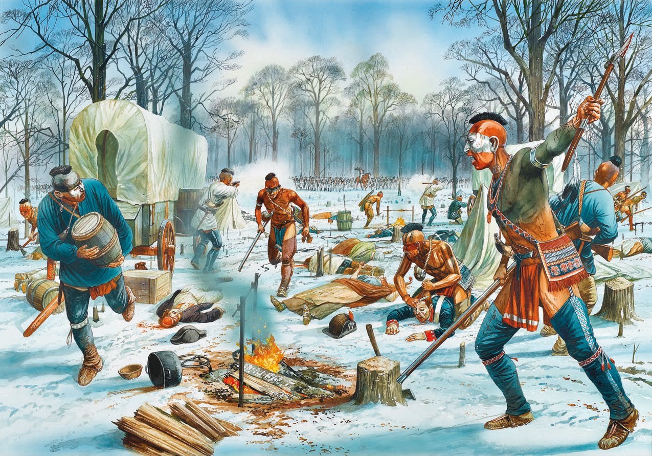 The Debacle of St. Clair, also known as the Battle of the Wabash and the Battle of the Thousand Killed - Indians, USA, Battle, Longpost