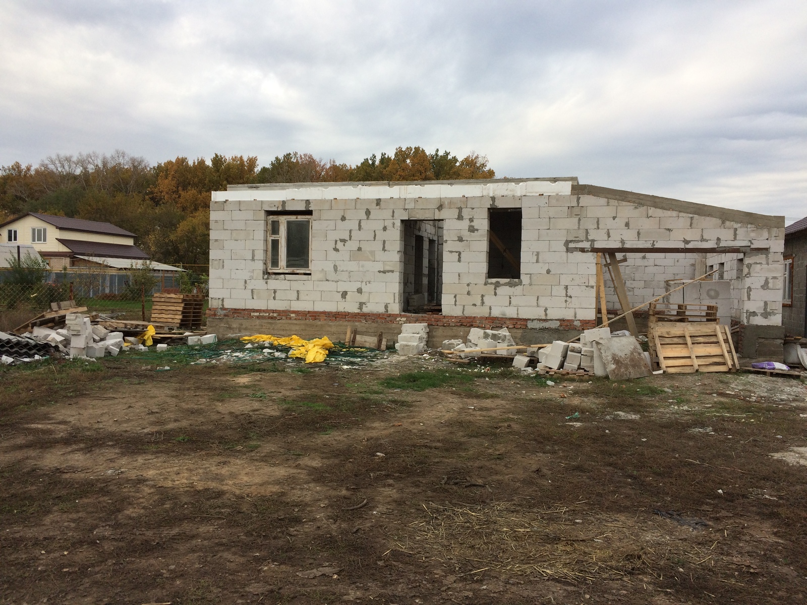 Building a house - My, Building, Rukozhop, Hobby, Aerated blocks, Longpost