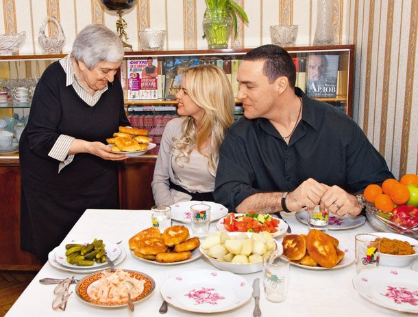 Preparation for the next competition Mr. Universe level of grandmother's pies.. - Mister Universe, Alexander Nevskiy, Like this, Grandmother, Alexander Nevsky (actor)