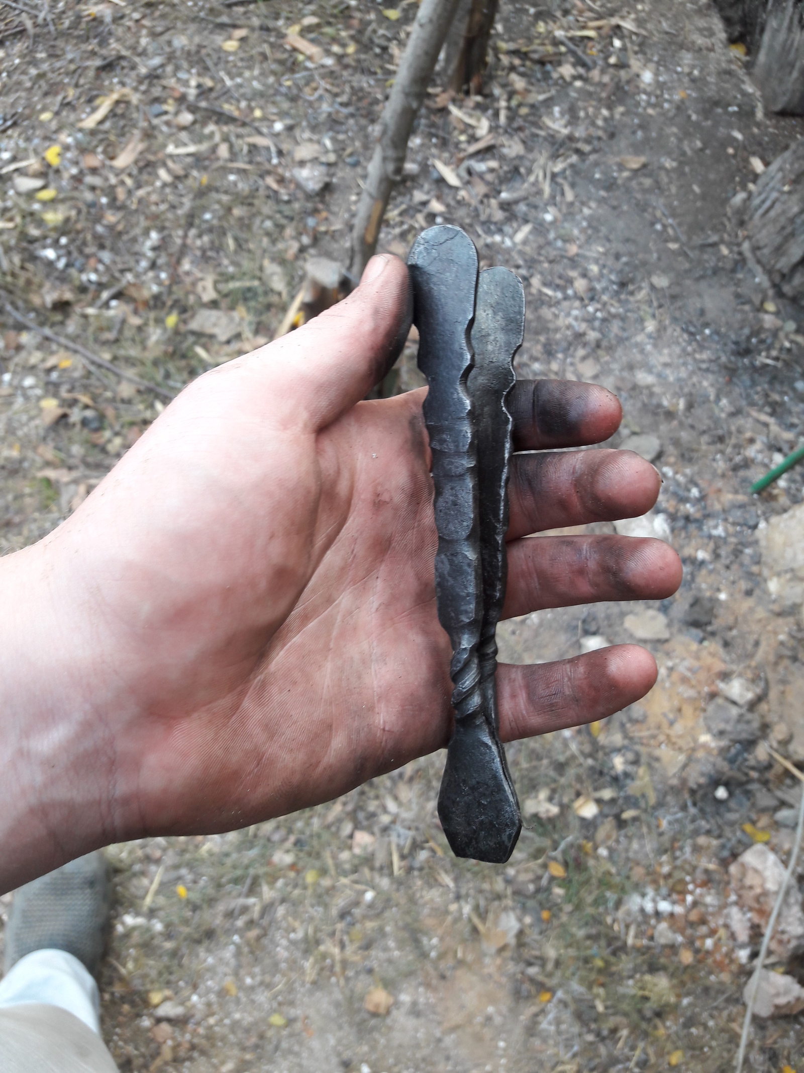 Tongs - My, Forging, Armature, Enough