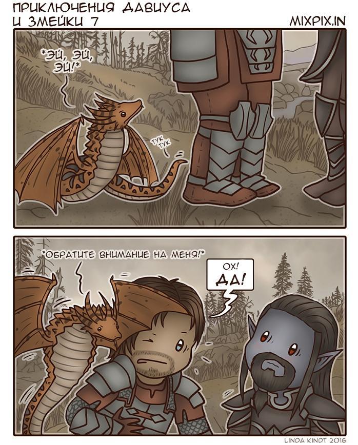 The Adventures of Davius ??and the Snake - My, Comics, , The Elder Scrolls Online, Translation, Longpost