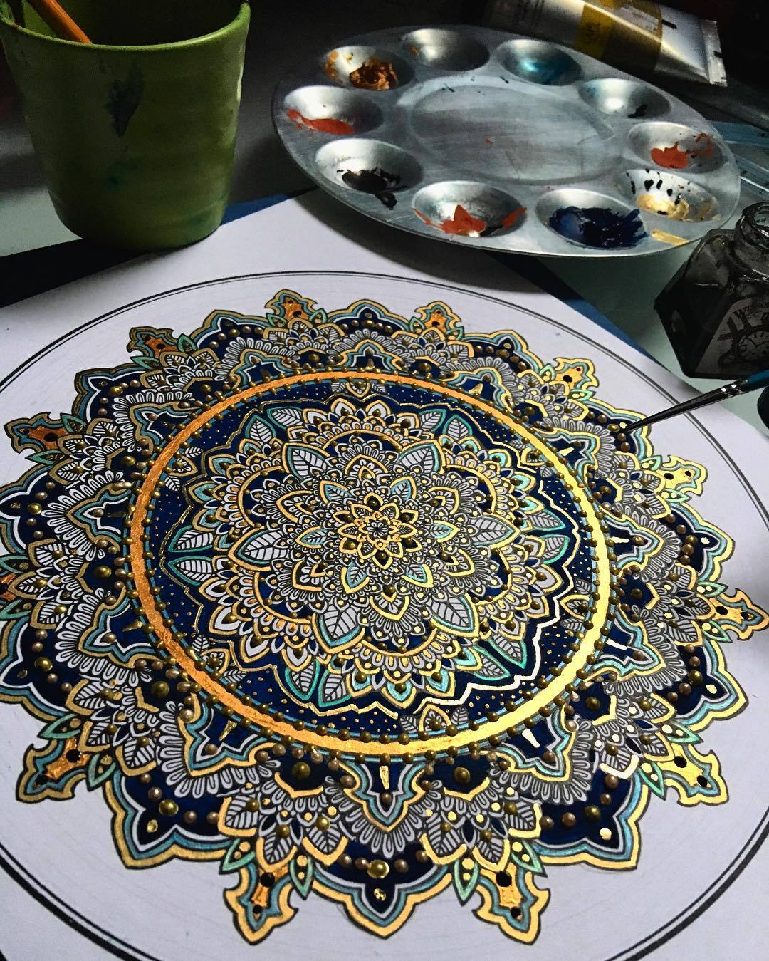 Beautiful mandalas by artist Asmahan Mosleh - , Art, Mandala, Longpost