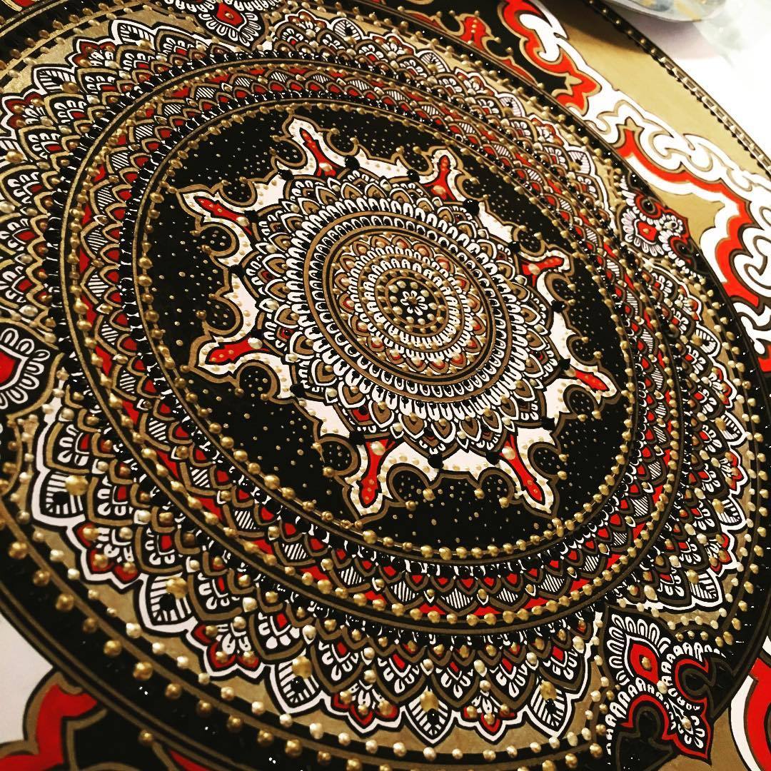 Beautiful mandalas by artist Asmahan Mosleh - , Art, Mandala, Longpost