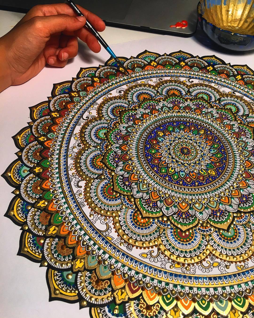 Beautiful mandalas by artist Asmahan Mosleh - , Art, Mandala, Longpost