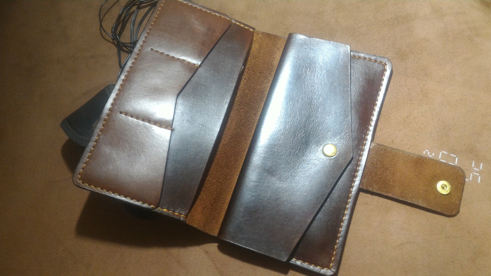 Leather wallet. Skill improvement. - Leather products, Leather, Wallet, Orenleather, With your own hands, The photo, Longpost