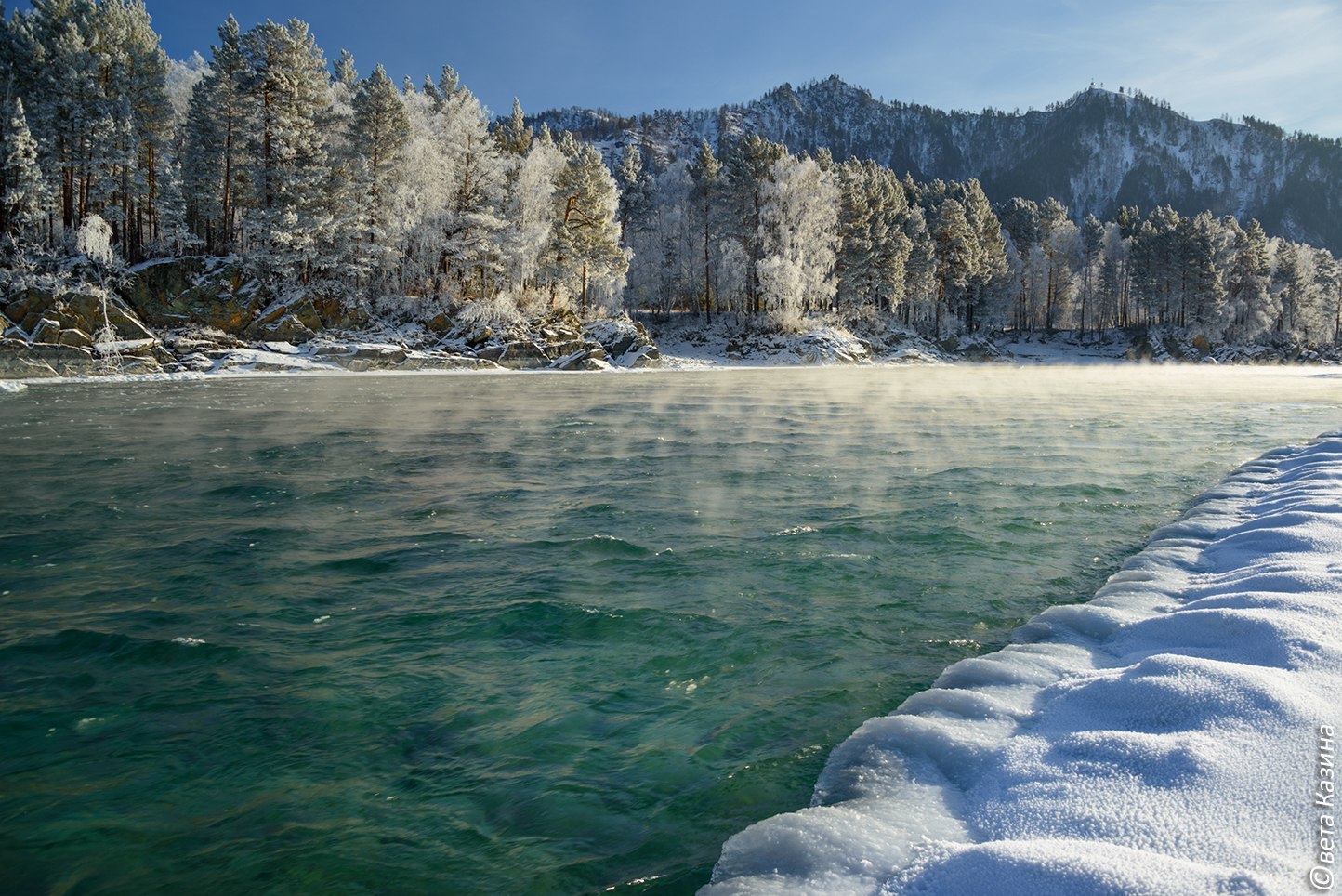 Winter Katun. - Katun, Mountain Altai, Altai, Russia, Photo, Nature, Gotta go, Landscape, Longpost, Altai Republic