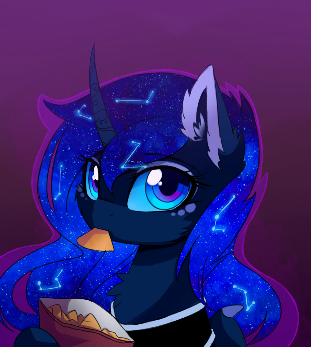 Yummy - My little pony, Princess luna, Art, Magnaluna