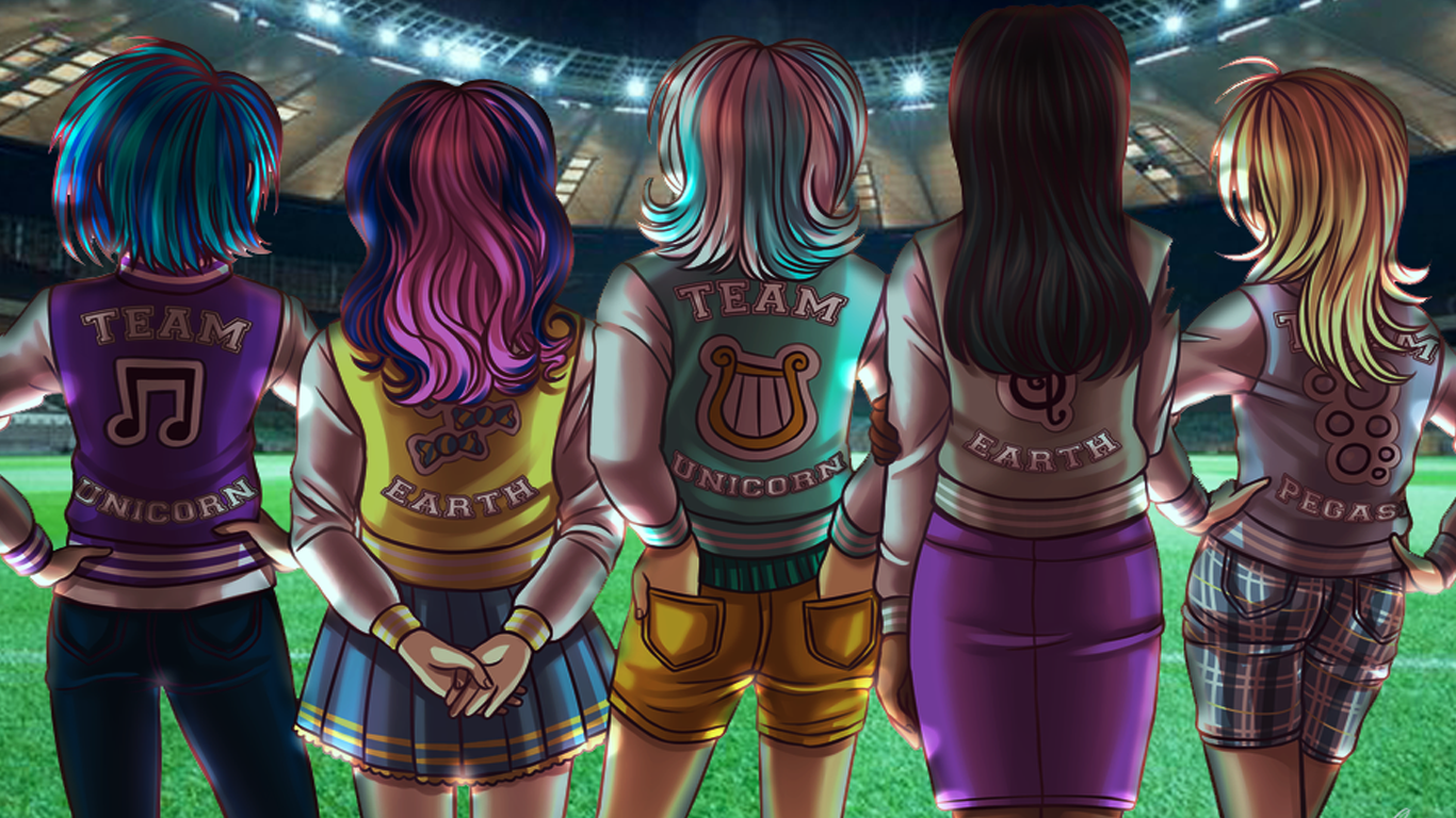 Best Team - My, My little pony, Photoshop, Humanization, , Sport, 